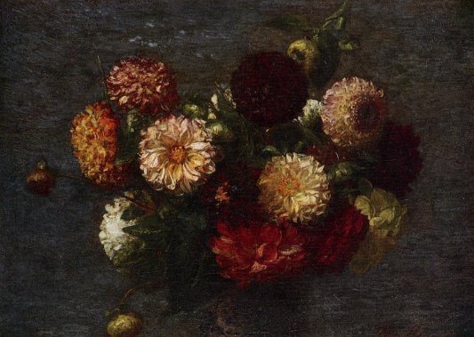 Henri Fantin-Latour - Chrysanthemums 3