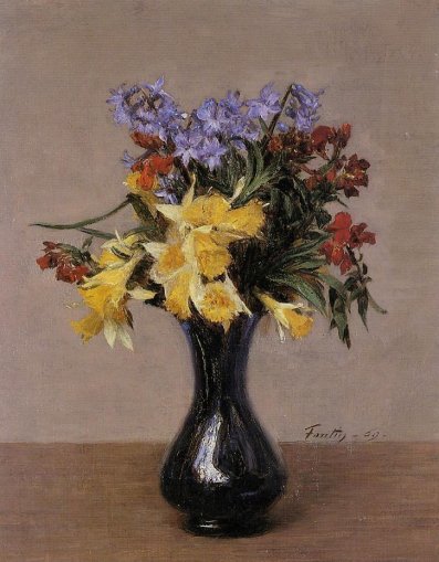 Henri Fantin-Latour - Spring Flowers 1