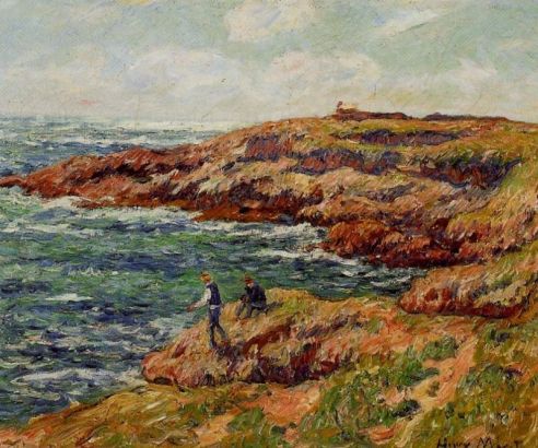 Henri Moret - Fishermen on the Breton Coast
