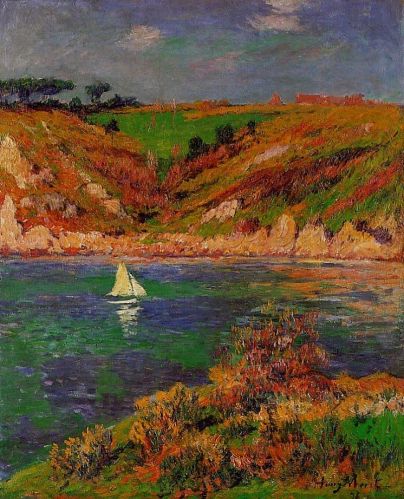 Henri Moret - Sailboats in Brittany