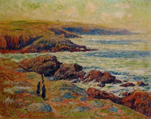 Henri Moret - The Coast near Douarnenez