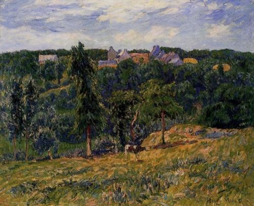 Henri Moret - Village near Clohars