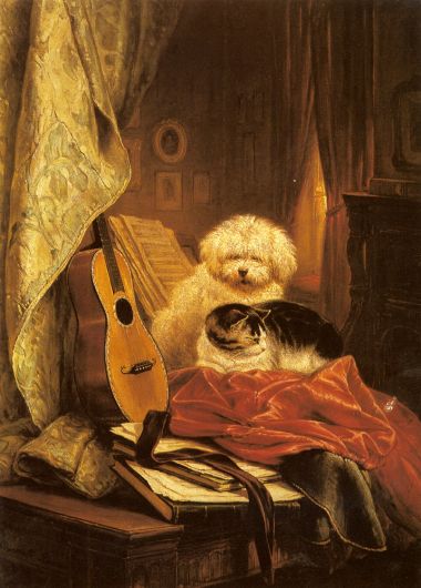 Henriette Ronner-Knip - Best Friends