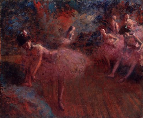 Jean-Louis Forain - Dancers in Pink