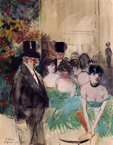 Jean-Louis Forain - Intermission on Stage