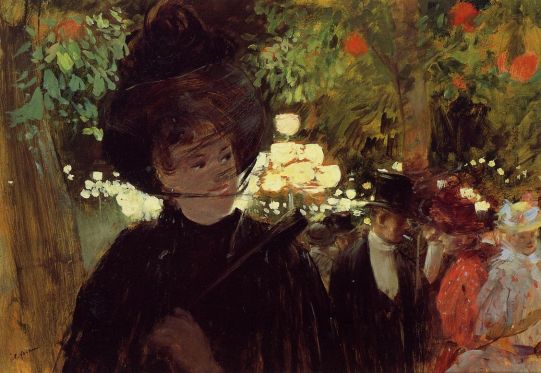 Jean-Louis Forain - The Jardin de Paris