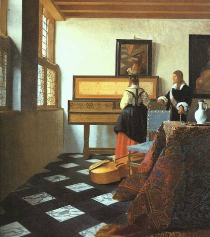 Johannes Vermeer - The Music Lesson