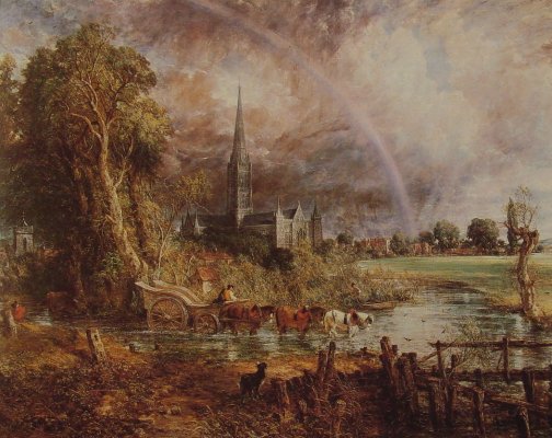 John Constable - Salisbury Cathedral from the Meadows