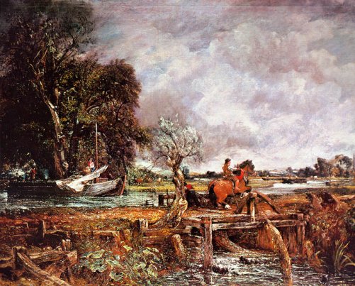 John Constable - The Leaping Horse