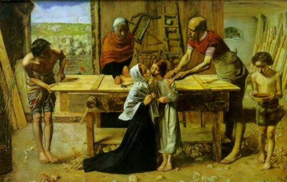 John Everett Millais - Christ Carpenter