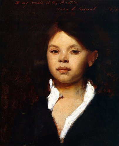 John Singer Sargent - Head Of An Italian Girl