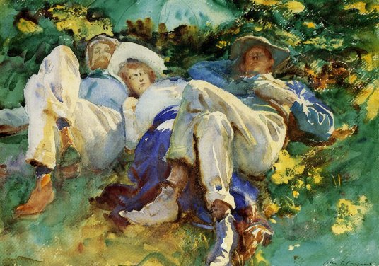 John Singer Sargent - Siesta