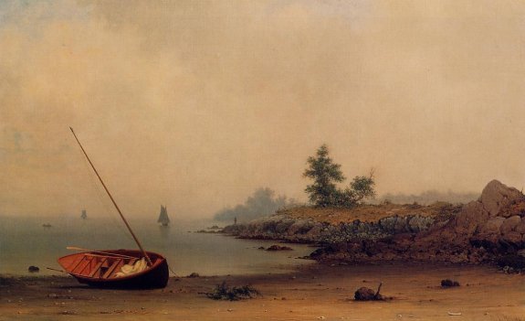 Martin Johnson Heade - The Stranded Boat