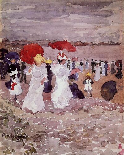 Maurice Prendergast - Ladies with Parasols