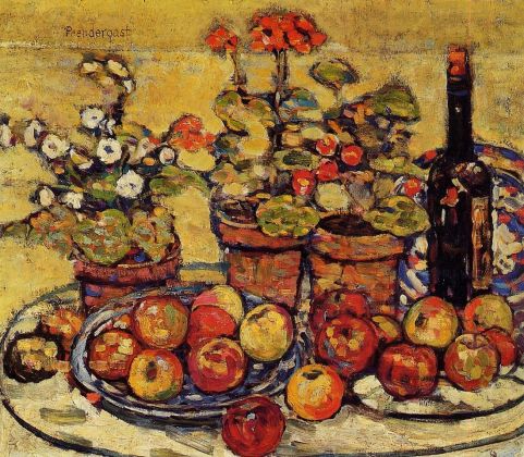Maurice Prendergast - Still Life - Fruit and Flowers