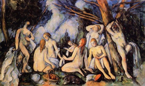 Paul Cezanne - The Large Bathers 2