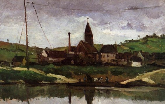 Paul Cezanne - View of Bonnieres