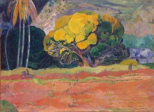 Paul Gauguin - At the Foot of the Mountain