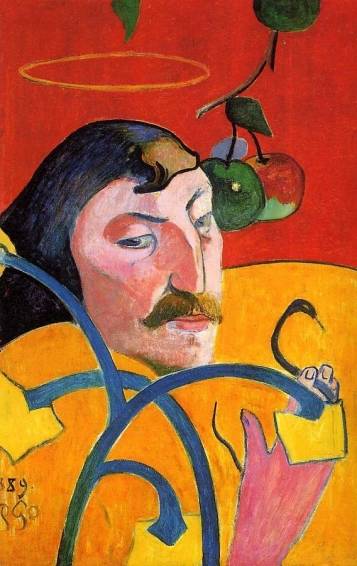 Paul Gauguin - Caricature, Self Portrait