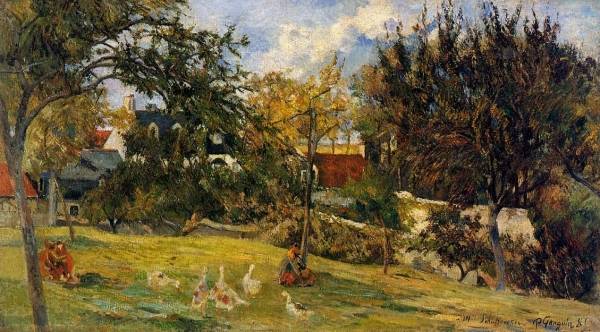 Paul Gauguin - Geese in the Meadow