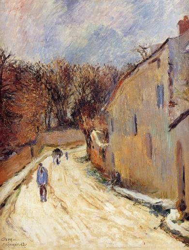 Paul Gauguin - Osny, rue de Pontoise, Winter