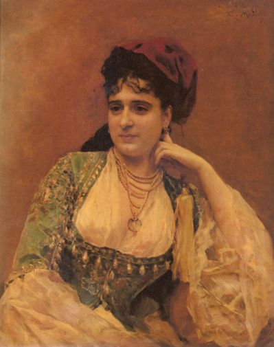 Raimundo Y Madrazo - Portrait Of A Lady