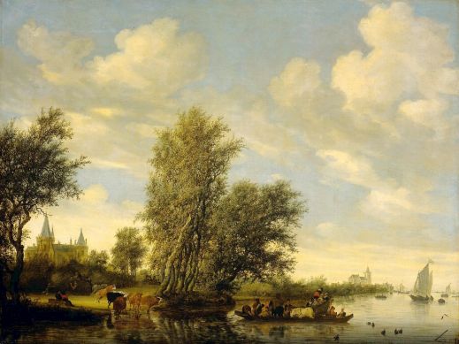 Salomon van Ruysdael - Ferry
