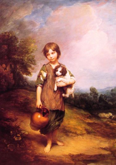 Thomas Gainsborough - Cottage Girl with Dog and Pitcher