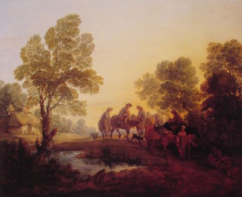 Thomas Gainsborough - Evening Landscape