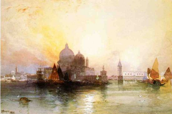 Thomas Moran - A View Of Venice