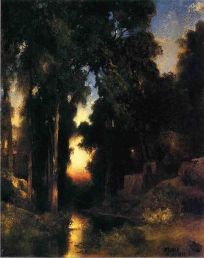 Thomas Moran - Mission In Old Mexico