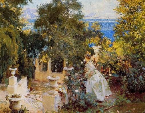 John Singer Sargent - A Garden In Corfu
