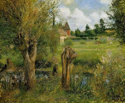 Camille Pissarro - The Banks of the Epte at Eragny
