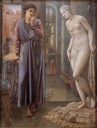 Edward Coley Burne-Jones - Pygmalion and the Image II - The Hand Refrains