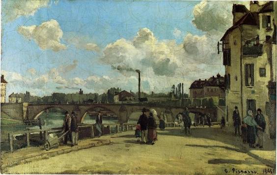 Camille Pissarro - View of Pontoise 2