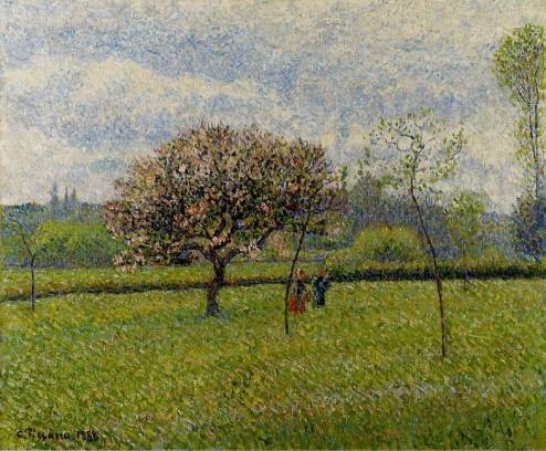 Camille Pissarro - Flowering Apple Trees at Eragny 1