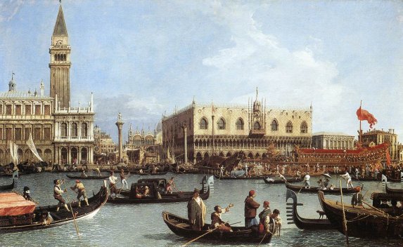 Giovanni Antonio Canal Canaletto - Return Of The Bucentaurn To The Molo On Ascension Day