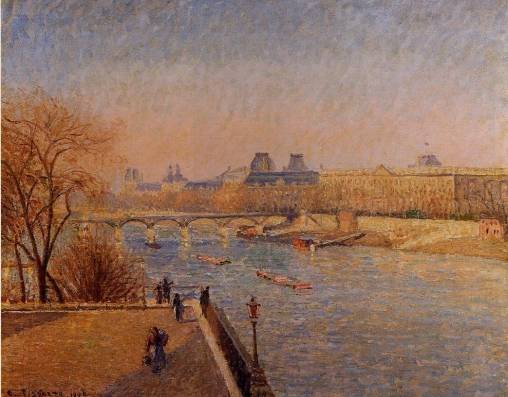 Camille Pissarro - The Louvre 8