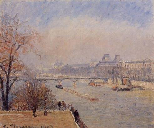 Camille Pissarro - The Louvre 5