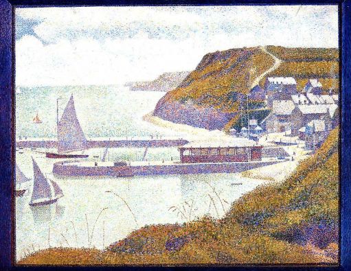 Georges Seurat - Port-en-Bessin, The Outer Harbor, High Tide