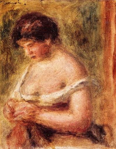 Pierre-Auguste Renoir - Woman with a Corset