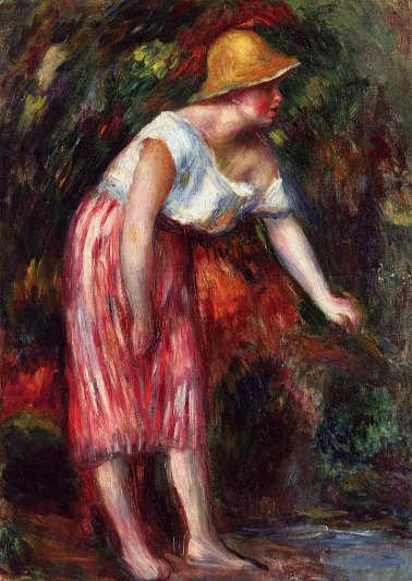 Pierre-Auguste Renoir - Woman in a Straw Hat03