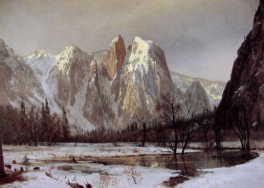 Albert Bierstadt - Cathedral Rock