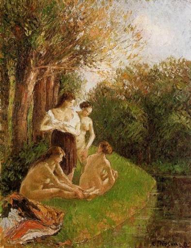 Camille Pissarro - Bathers 1