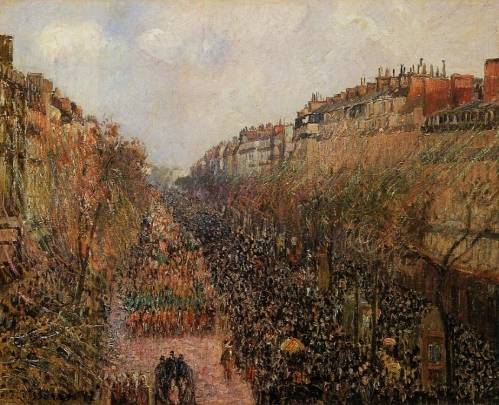 Camille Pissarro - Boulevard Montmartre - Mardi-Gras