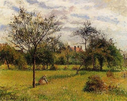 Camille Pissarro - Morning, Autumn Sunlight, Eragny
