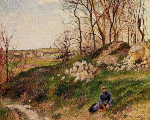 Camille Pissarro - The Chou Quarries, Pontoise