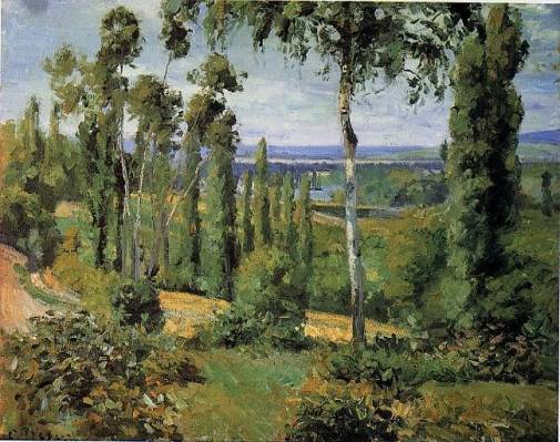 Camille Pissarro - The Countryside in the Vicinity of Conflans Saint-Honorine
