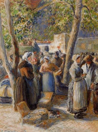 Camille Pissarro - The Market at Gisors 2