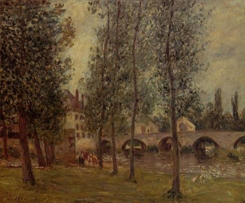 Camille Pissarro - The Moret Bridge